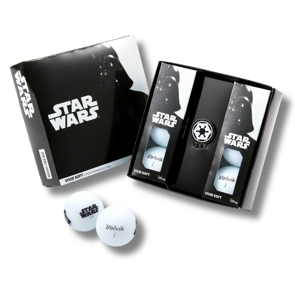 Volvik Vivid Soft Star Wars Darth Vader 6-Ball Gift Set - Maple